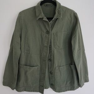Topshop -- Army Green Jacket --